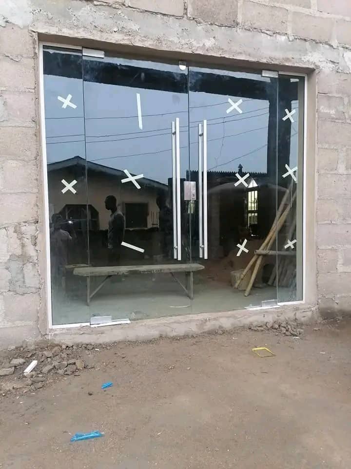 Sliding Glass Partition