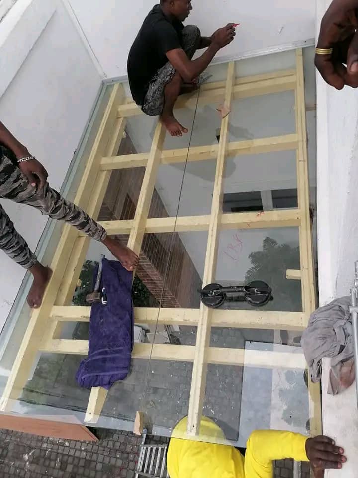 Corner Glass Shelf